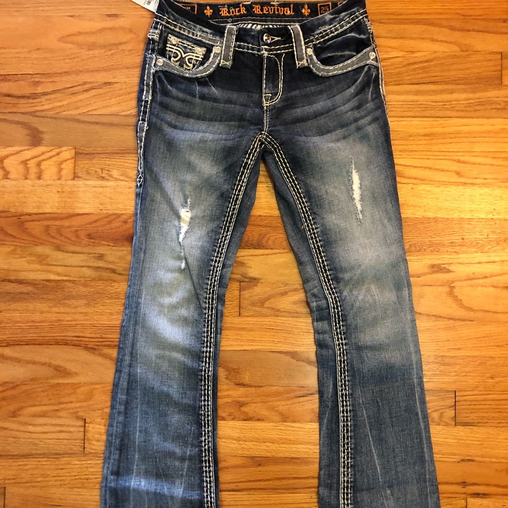 NWT Rock Revival boot cut jeans